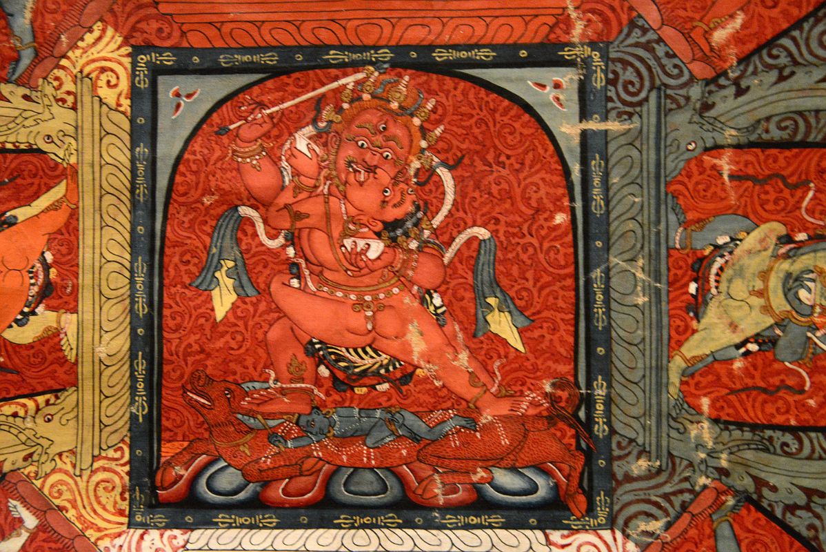 08-3 Mandala of Raktayamari Attributed to Mikyo Dorje, 14C, Tibet - New York Metropolitan Museum Of Art